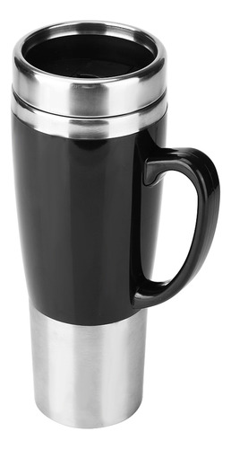 Taza Calefactora Eléctrica De Acero Inoxidable Para Coche, C