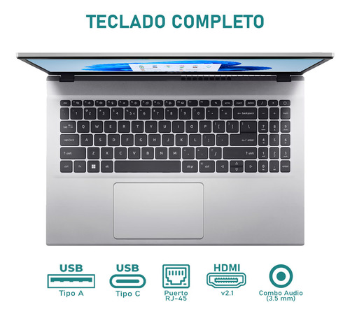 Laptop Acer Aspire 3 Amd Ryzen 7 16gb Ram 512gb Ssd 15.6 Windows 11 Home