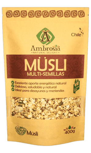 Ambrosia Müsli Multi-semillas Sin Gluten 400 G