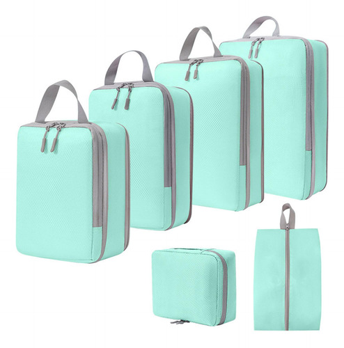 6x Cubos De Embalaje De Compresión Set Bolsas De