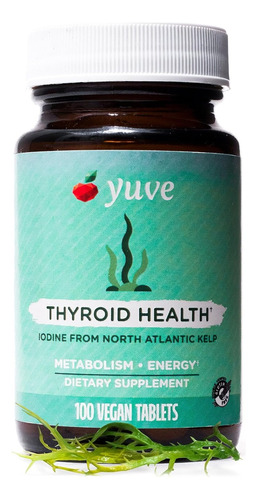 Yuve Thyroid Health 100tabls A Base De Algas Marinas 