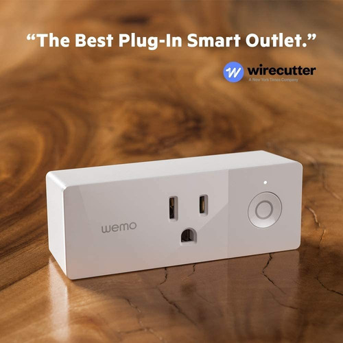 Wemo - Mini Enchufe Inteligente, Mini Conector Inteligente,