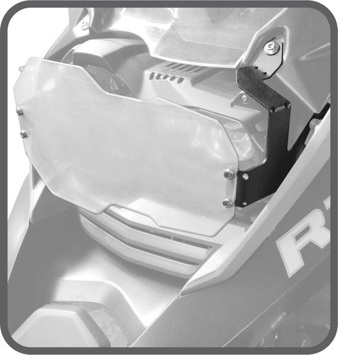 Protetor Do Farol Bmw R1200 Gs Adventure  - Policarbonato