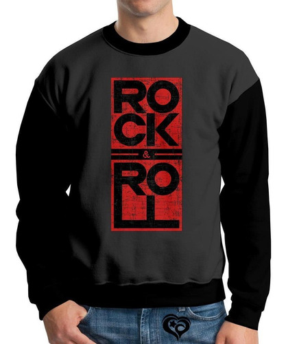 Moletom Rock N Roll Adulto Unissex Blusa Casaco