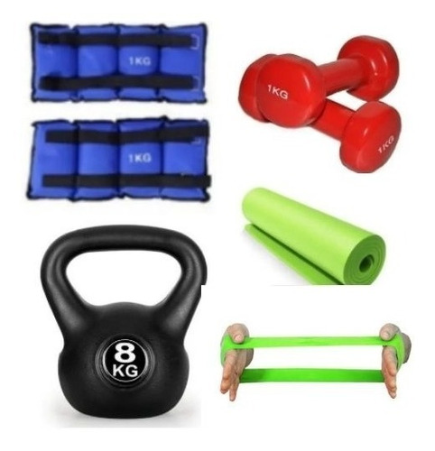 Kit Ejercicio Gym Combo -mym Ventas