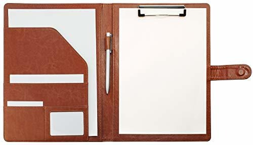 Carpeta Portafolio Organizadora Profesional A4  Marron