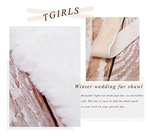 Tgirls - Chal De Piel Sintética Para Boda Para Mujer Y Envol