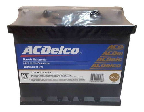 Bateria Acdelco 12v-75 Amp Borne + Derecho