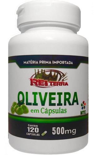 Extrato De Oliveira 120 Caps 500mg - Rei Terra Sabor Without flavor