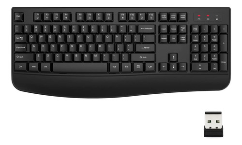 Teclado Inalámbrico Edjo, Teclado De Computadora Inalámbrico