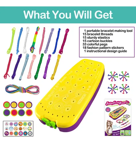 Kit De Fabricación De Pulseras De Amistad Para Niños 7 A 12