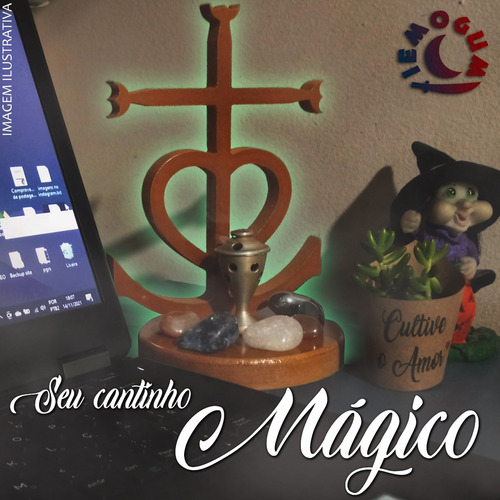 Imagem 6 de 7 de Altar De Mesa Cruz De Camargue - Tamanho Mini