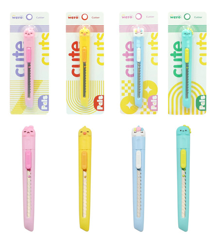 Cortante Wero Cute Cuts Pals Cutter Color Pastel 9 Mm X1