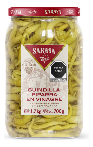 Sarasa Guindilla Piparra En Vinagre 1.7 Kg