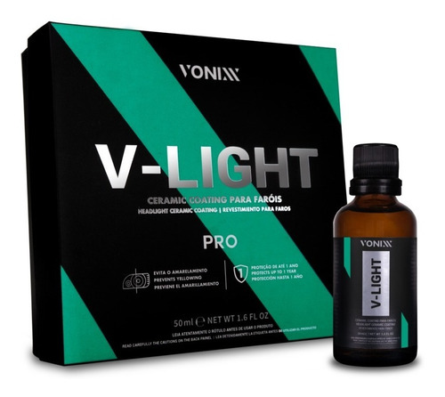 V-light  Vitrificador Para Faróis (50ml)