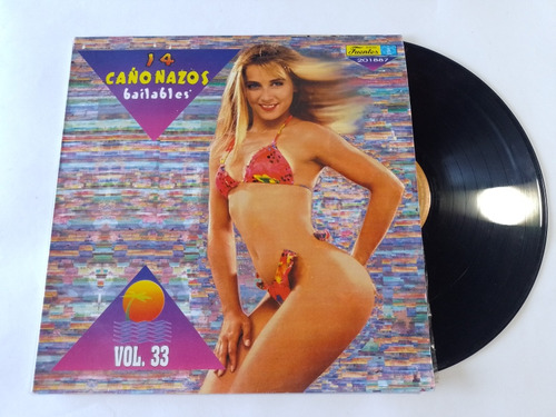 Disco Lp 14 Cañonazos Bailables / Vol 33