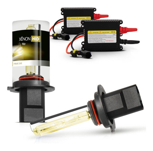 Imagem 1 de 4 de Kit Xenon Hb4 (9006) 12v 3000k Gold