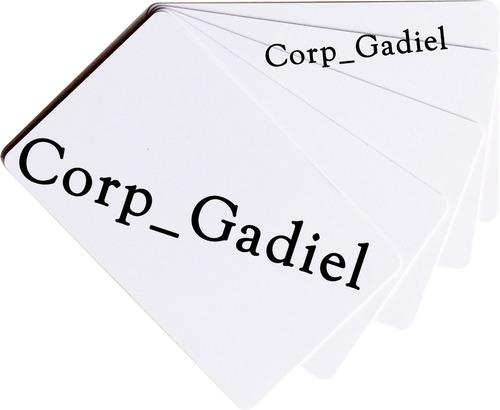 Tarjeta Pvc Para Carnets Y Sublimar.