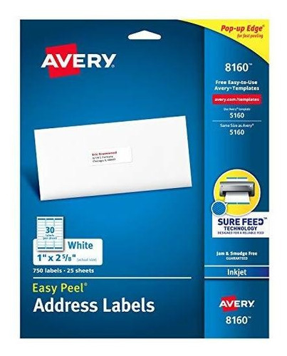 Etiquetas De Dirección Avery Con Alimentación Segura Para Im