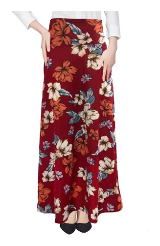 Mujeres Faldas Largas Maxi Faldas Diseños Floral