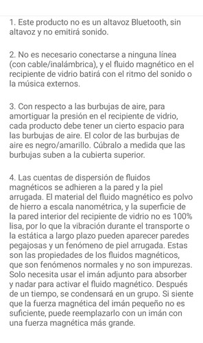 Venom Sound Liquido Magnetico Sensor Auditivo Ferrofluido