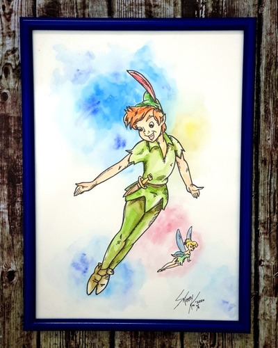 Pintura Disney Peter Pan & Campanita 