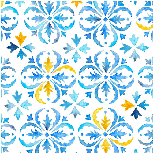 Haokhome 96028 Azulejos De Papel Tapiz De Acuarela Para...