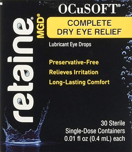 Ocusoft Retaine Mgd Emulsión Oftálmica, Solución Blanca Lech