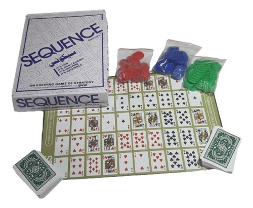 Sequence Juego Mesa Cartas Secuencia Sequence Game