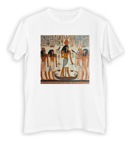 Remera Hombre Osiris Resurrección Y Juicio Egipto M1