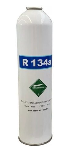 Gas Refrigerante Auto Aire Acond. R-134a  1 Kg Lata