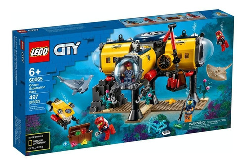 Lego City Océano: Base De Exploración 60265 - 497 Pz