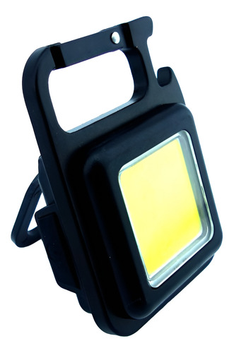 Linterna Led Cob Recargable Llavero Gancho Mini Luz Magnetic