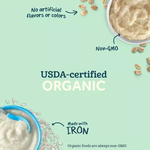 Gerber Cereal De Avena-plátano Orgánico Grain&grow 227gr
