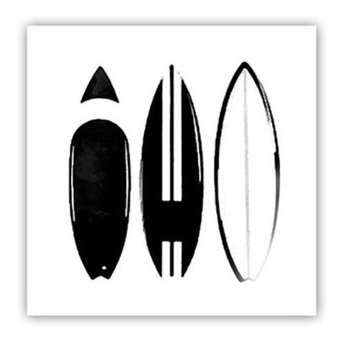 Imagen 1 de 2 de Cuadro Tablas Surf 30x30cm