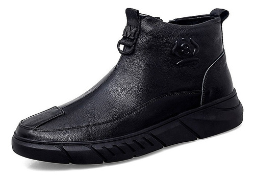 Zapatos Casuales De Cuero For Hombre Botas Caminar Chelsea