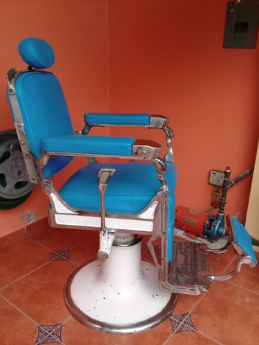 Imagen 2 de 4 de Sillon Barbero Peluquería Colombia Original Hidraulico No. 2