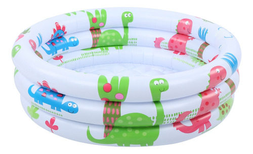 Minialberca Inflable Redonda Con Dinosaurios Para Niños Pequ