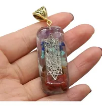 Comprar Collar Orgonita 7chakras Piedras Naturales Geometría Sagrada