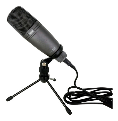 Microfono Condenser Novik Fnk 02u Usb Para Estudio
