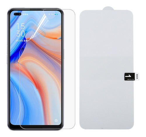 Película Protetora Frontal De Hidrogel Para Oppo Reno4