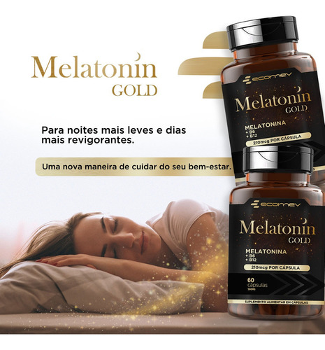 Magnesio Treonato Com L Tirosina + Melatonina Com B1 B12 Sabor Sem sabor