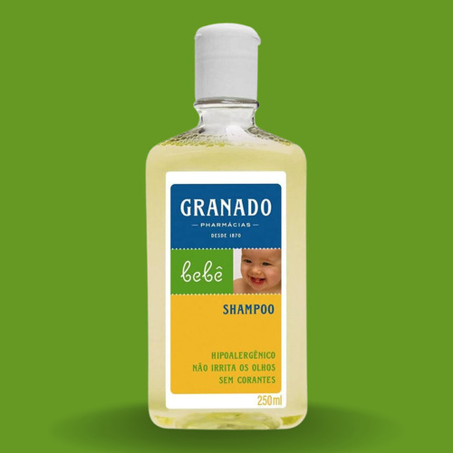 Shampoo Suave Brilho E Hidratação Bebê 250ml Granado