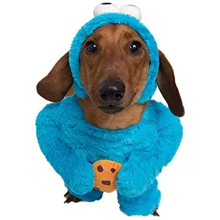 Disfraz De Cookie Monster Perros De Sesame Street, Disf...