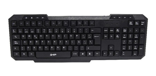 Teclado Ghia Alambrico Usb Multimedia Color Negro /104 Tecla