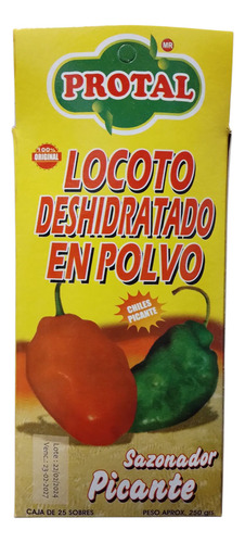 Locoto En Polvo 10 G Ají Picante Pack X 200 Unidades