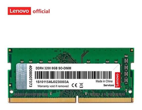 Memória Ram Ddr4 3200 8gb Lenovo