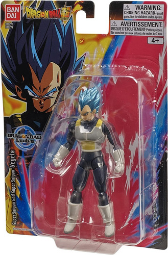 Imagen 7 de 7 de Figura Dragon Ball Super Evolve Vegeta Blue Original Bandai