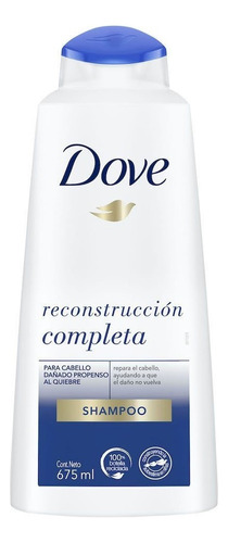  Shampoo Dove Reconstrucción Completa Cabello Dañado 675ml