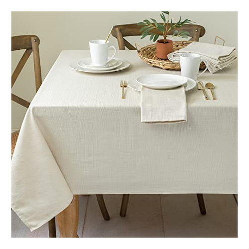 Molinos Benson Textured Fabric Tablecloth (60  X 104  C9f6l